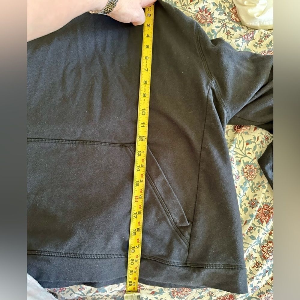 All In Motion‎ Activewear Cropped Boxy Stretch Black Hoodie size 1X - Picture 8 of 8